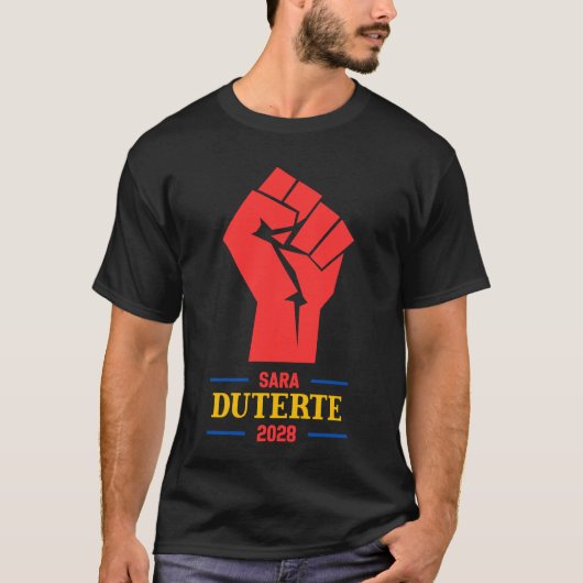 サラ・デュテルテ大統領2028シャツ抗議 Tシャツ (正面)