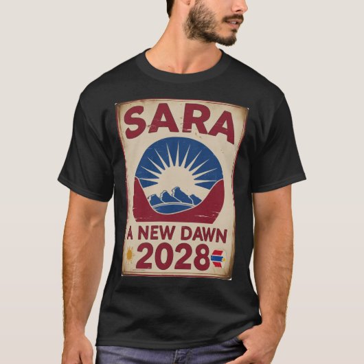 サラ・デュテルテ 2028 大統領Tシャツ インダイ シャツ (正面)