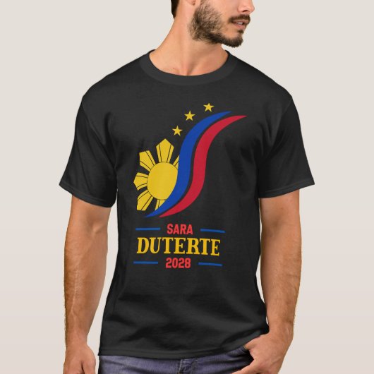 サラ・デュテルテ 2028 大統領Tシャツ Inday シャツ (正面)