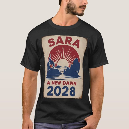 サラ・デュテルテ 2028 大統領Tシャツ Inday シャツ (正面)