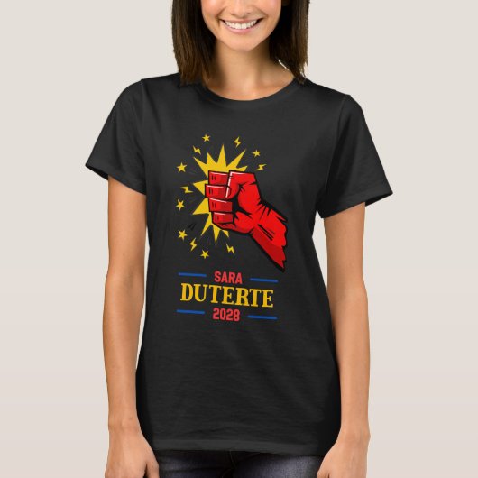 サラ・ドゥテルテ大統領2028シャツ抗議 Tシャツ (正面)