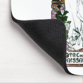 サラ・ベルナルト、ラダメオ・カメリア、ミュシャ 素晴らし マウスパッド (コーナー)