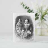 サラ・ベルナールと彼女の母親は? ポストカード (スタンド正面)