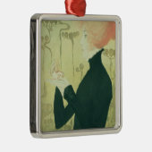 サラ・ベルナールのポートレート メタルオーナメント (右)