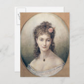 サラ・ベルナール1869 ポストカード (正面/裏面)