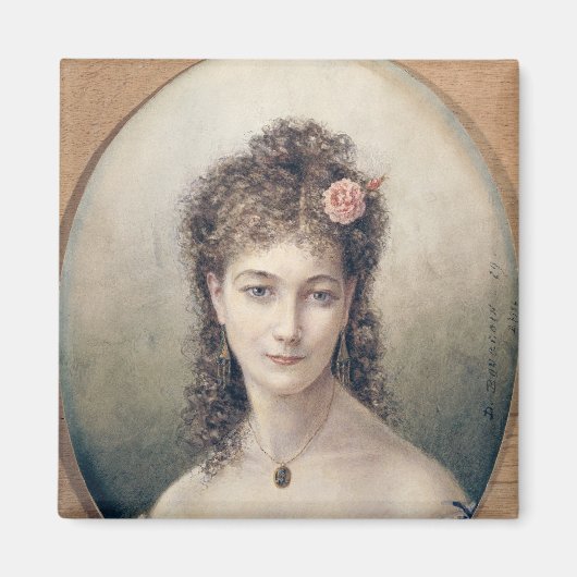 サラ・ベルナール1869 マグネット (正面)