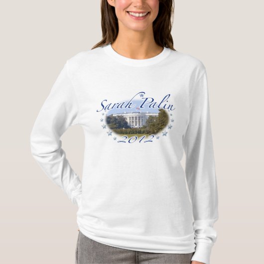 サラ・ペイリン氏のホワイトハウスの2012年のワイシャツ Tシャツ (正面)