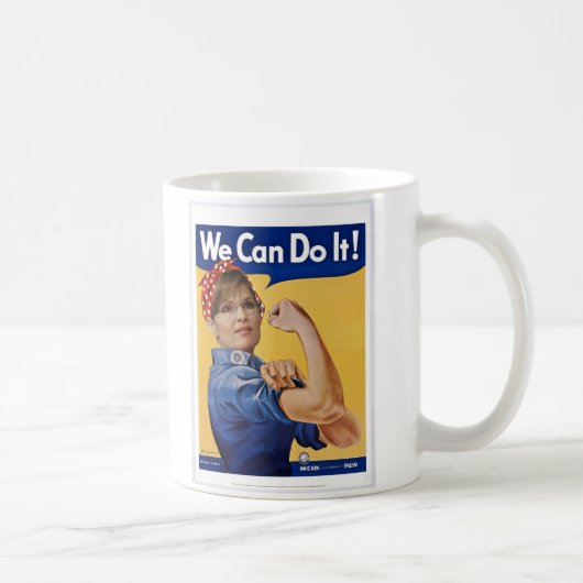 サラ・ペイリン氏のマグ コーヒーマグカップ (右)