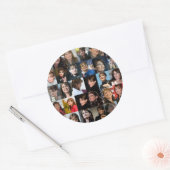 サラ・ペイリン氏コラージュのステッカーパック ラウンドシール (封筒)