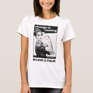 サラ・ペイリン氏サポータヴィンテージのスタイル Tシャツ