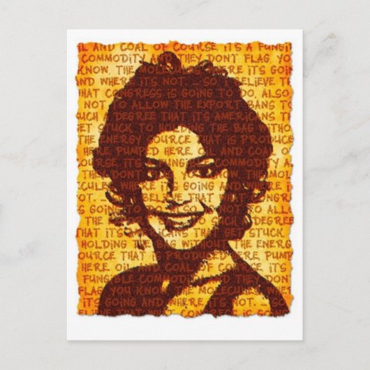 サラ・ペイリン氏代替商品ミニアートポストカード ポストカード (正面)