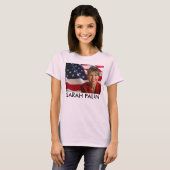 サラ・ペイリン氏共和党副大統領 Tシャツ (正面フル)