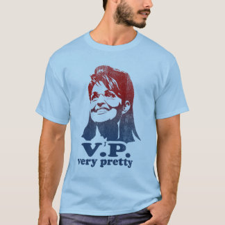 サラ・ペイリン氏動揺してなV.P.の非常にかわいらしいTシャツ Tシャツ