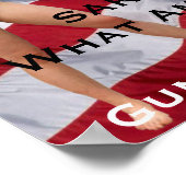 サラ・ペイリン氏銃、チックス、フリーダムポスター ポスター (角)