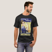 サラ・ペイリン氏-来ています変えて下さい! Tシャツ (正面フル)
