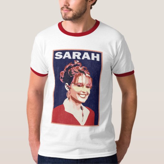 サラ・ペイリン氏- 2008年の副大統領 Tシャツ (正面)