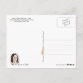 サラ・ポーク、アメリカ大統領夫人 ポストカード (裏面)