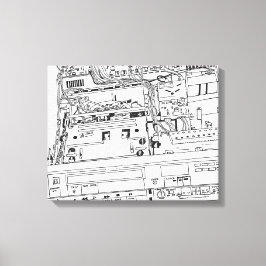 サラ・モトラネーズによるベータ・ドローイング キャンバスプリント