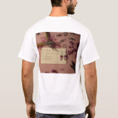 サラ#2著ビーズ Tシャツ (裏面)