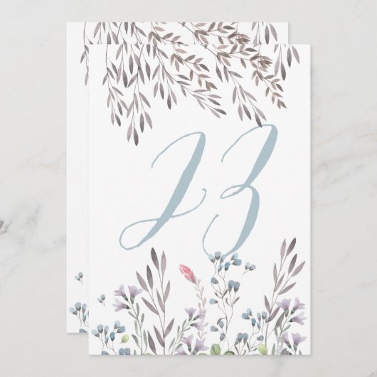 サラ – 23 招待状 (正面/裏面)