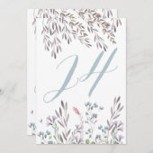 サラ – 24 招待状 (正面/裏面)