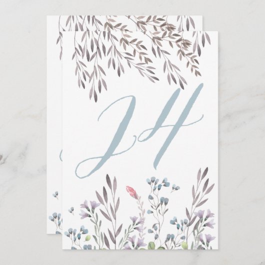 サラ – 24 招待状 (正面/裏面)