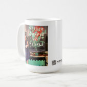 サラ、Zocalo Coffeehouse、人ではなくコーヒーをフィルター コーヒーマグカップ (正面左)