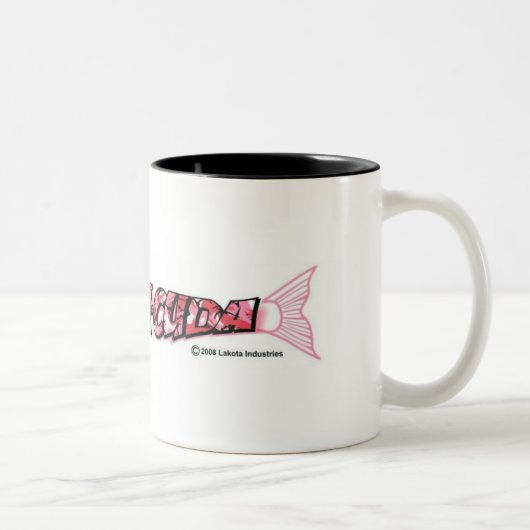 サラCudaのロゴ ツートーンマグカップ (右)