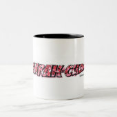 サラCudaのロゴ ツートーンマグカップ (中央)