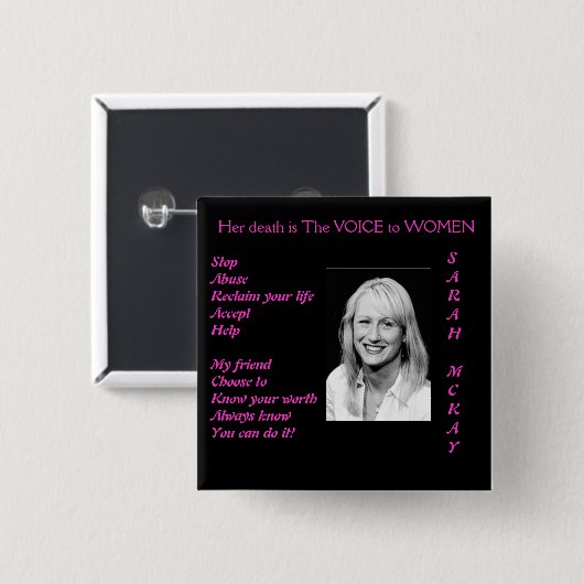 サラMCKAY 缶バッジ (正面&裏面)