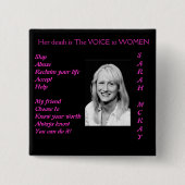 サラMCKAY 缶バッジ (正面)