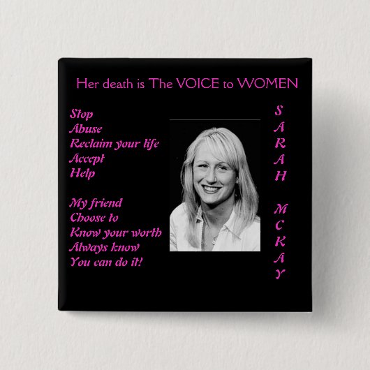 サラMCKAY 缶バッジ (正面)