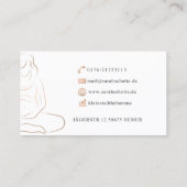 サラSchotteの名刺 名刺 (裏面)