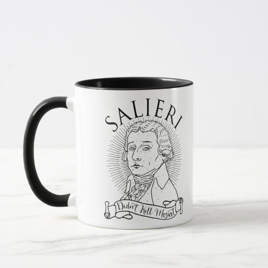 サリエリはモーツァルトを殺していない マグカップ (左)