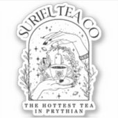 サリエル茶株式会社アコタールヴェラリス3WH1 シール (正面)