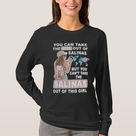 サリカッコいいナスシティの女の子 – サリ誇りを持ったナスガール Tシャツ (正面)