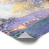 サリスガーデンから見られるアンティーブ – クロード・モネ ポスター (角)