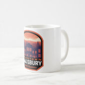 サリスベリーノースカロライナ歴史地区 コーヒーマグカップ (正面右)