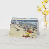 サリスベリービーチ, MA -ヴィンテージ夏のシーン カード (黄色い花)