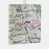 サリダCOの地図 セラミックオーナメント (右)