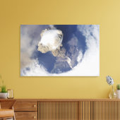 サリチョフ火山の噴火 キャンバスプリント (インサイチュ (リビング))