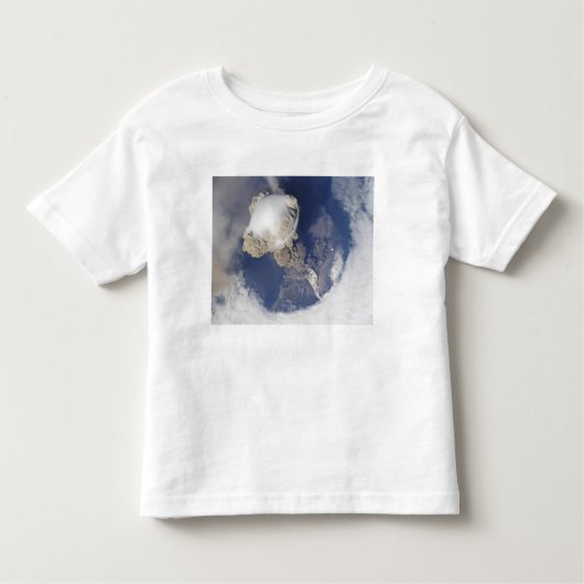 サリチョフ火山の噴火 トドラーTシャツ (正面)