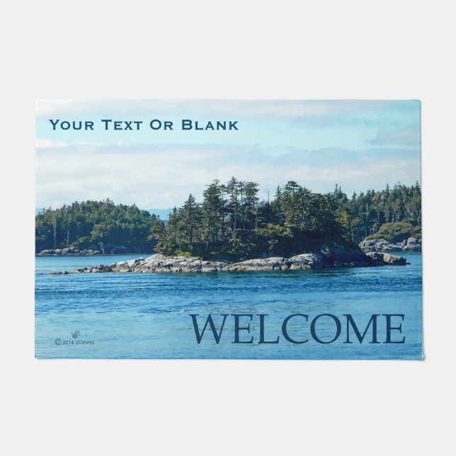 サリッシュ島 ドアマット (正面)