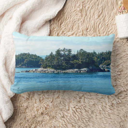 サリッシュ島 ランバークッション (ブランケット)