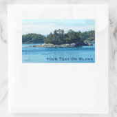 サリッシュ島 長方形シール (バッグ)