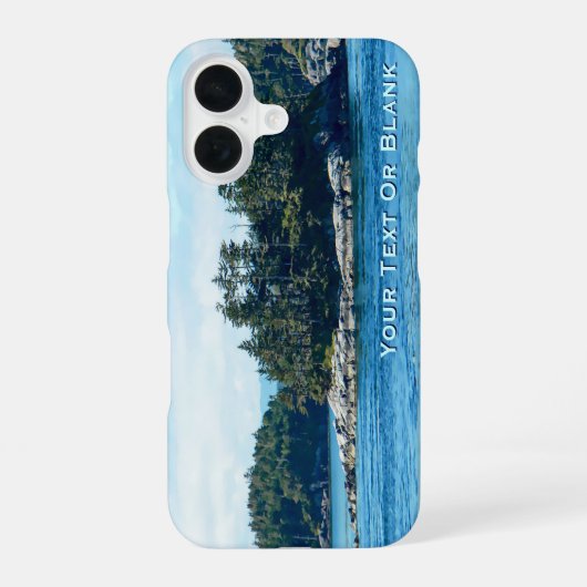 サリッシュ島 iPhone 16ケース (裏面)