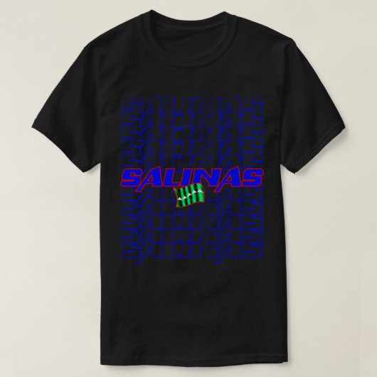 サリナスカスケード文字1 Tシャツ (デザイン正面)