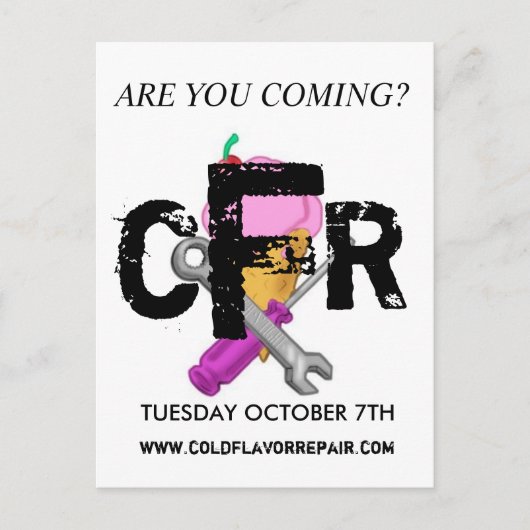 サリバンホール10/07/08 2.0 -カスタマイズ インビテーションポストカード (正面)