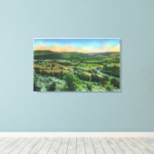 サリバンマウンテンビューオブザシティー キャンバスプリント (インサイチュ (ウッドフロア))