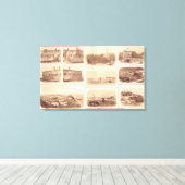 サリバン島フォーツサマー&モールトリ キャンバスプリント (インサイチュ (ウッドフロア))